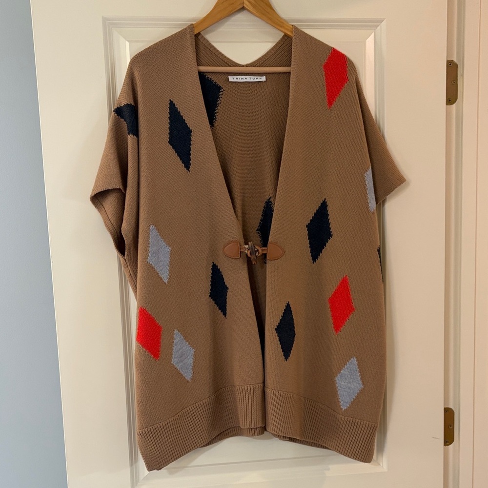 Trina Turk Camel Knit Sweater
